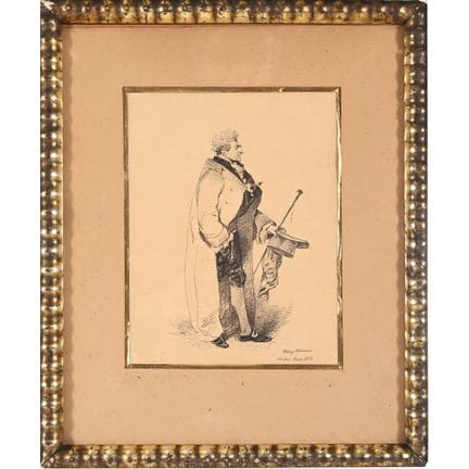 MONNIER, Henry Bonaventure. (1805-1877). «Hombre c