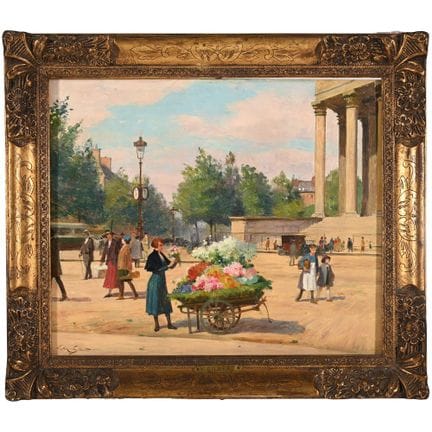 GILBERT Victor. (1847-1935). «Paris, la marchande 