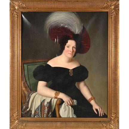 VAUDECHAMP Joseph Jean. (1790–1866). „Porträt eine