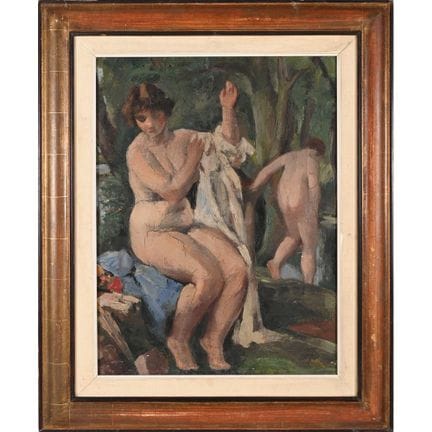 KVAPIL Charles. (1884-1958). «Les baigneuses». Hui