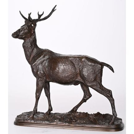 MENE Pierre-Jules. (1810-1879). «Cerf daguet (1846