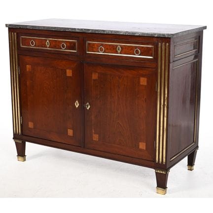 SCHEY Fidelys. CREDENZA LUIGI XVI in mogano con 2 