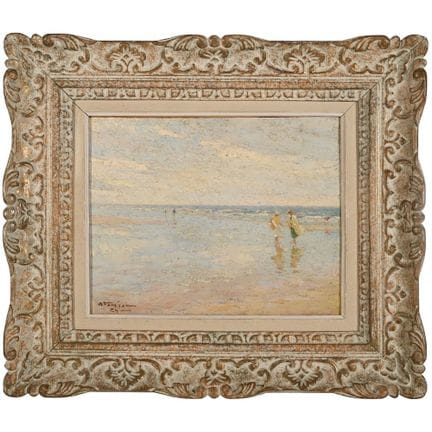 ATAMIAN Charles. (1872-1947). «Bord de mer avec je