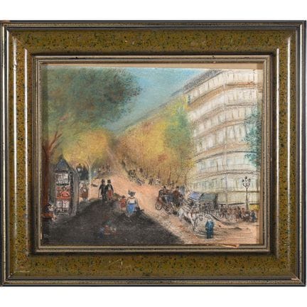 ANONYME XXè. Monogrammé en bas à gauche. «Animatio