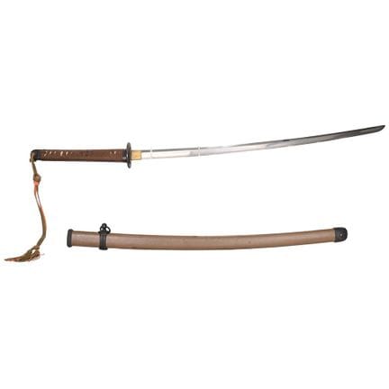 SPADA GIAPPONESE detta KATANA con fodero. L. 68,5.