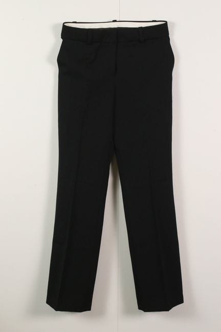 LOUIS VUITTON - Pantalon en laine noire, la doublu