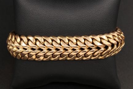 Armband aus 18-karätigem Gelbgold (750°/00) in Ban