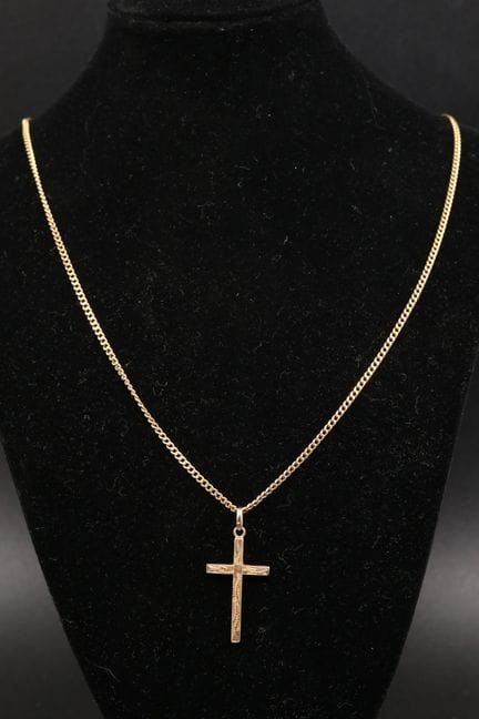 Halskette aus 18 Karat Gelbgold (750°/00) mit eine