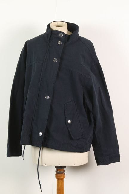 BELLEROSE - Coupe-vent en toile de coton bleu nuit