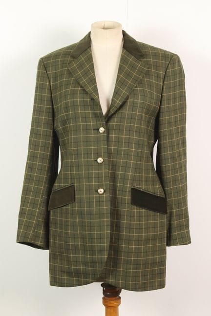 GASTINE RENETTE - Veste de chasse en laine à carre