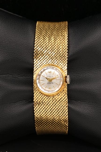 LANCEL – Damenarmbanduhr aus Gelbgold (750°/00), r