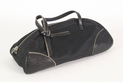 CHRISTIAN DIOR - Sac baguette porté main en nylon 