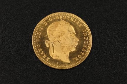 Österreichische Golddukate mit dem Bildnis von Fra