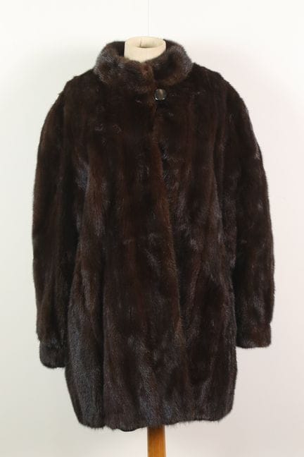 Manteau trois quart vison
