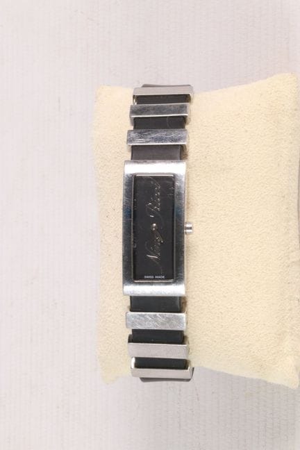 NINA RICCI - Damenarmbanduhr, rechteckiges Stahlge
