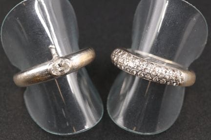 PIAGET – Ring mit zwei Ringen aus 18 Karat Weißgol