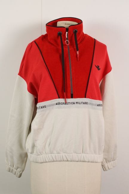 AERONAUTICA MILITARE - Sweat-shirt en jersey et ve