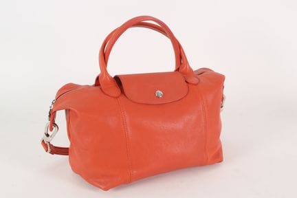 LONGCHAMP¨- Sac porté main modèle Pliage en cuir c