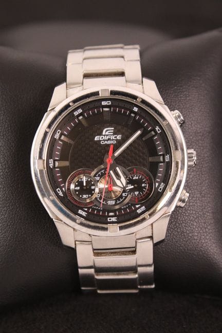 CASIO – Edifice Herrenarmbanduhr aus Edelstahl, ru