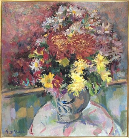 Georges Daniel KREBS (1894-1982)
"Mazzo di crisant