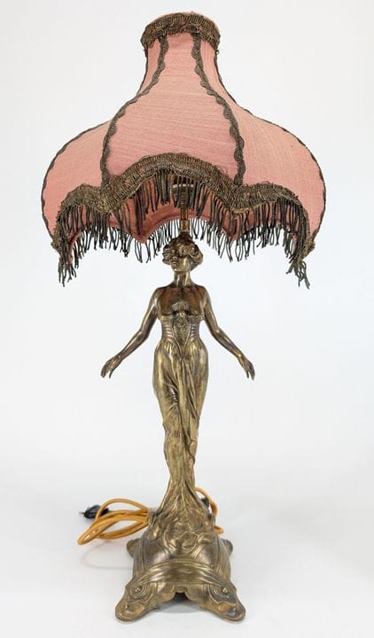 Maurice MAIGNAN (1872–1946) 
“Nymph” 
Art Nouveau 
