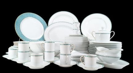 BERNARDAUD in Limoges
“Gemme Vert” pattern, “Phoeb