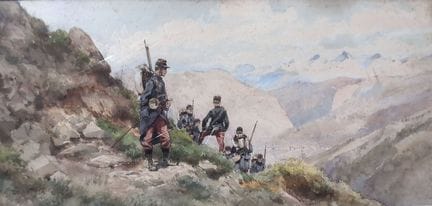 Pierre COMBA (1859–1934)
"French Soldiers in the M