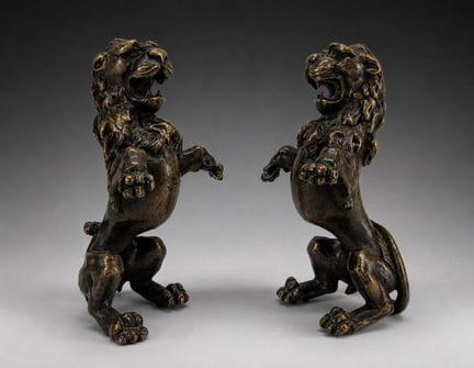 GERMAN SCHOOL, probably around 1600
"Rampant Lions