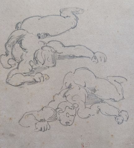 Eugène DELACROIX (1798–1863)
"Studies: The Curious