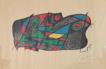 Joan MIRO (1893–1983)
“Sweden”
1974
Framed print u