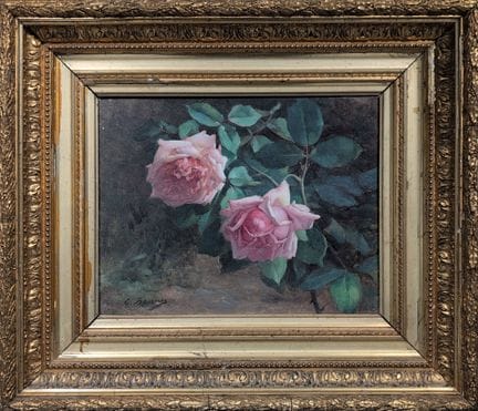 Emmanuel BENNER (1836-1896)
«Ramo de rosas»
Óleo s