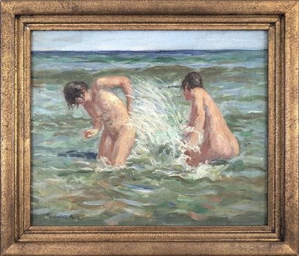 Arthur MARKOWICZ (1872-1934) 
«Jóvenes divirtiéndo