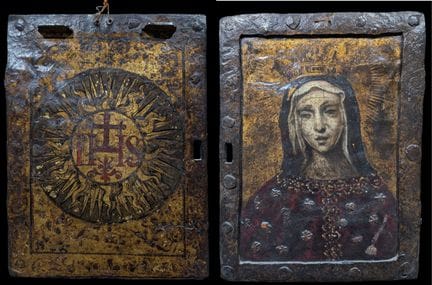 SACRED ART, Spain, 17th century
"Holy Virgin" and 