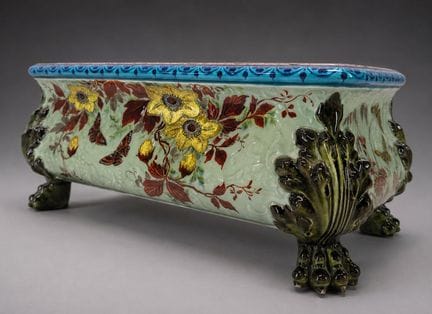 Théodore DECK (1823–1891) 
Rectangular planter, ma