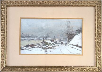 Eugène GALIEN-LALOUE (1854–1941)
"Quai de Bercy in