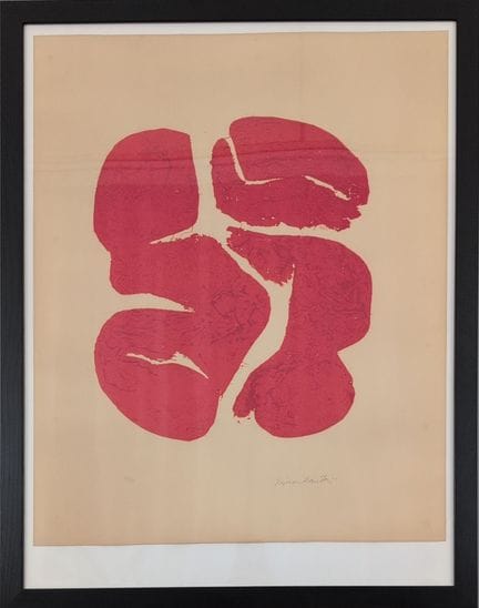Simon HANTAI (1922–2008)
"Meun"
1968
Lithograph on