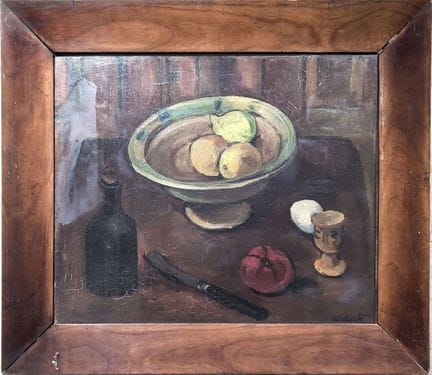 Paul WELSCH (1889-1954)
«Naturaleza muerta con fru