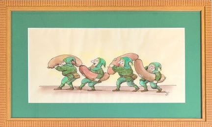 Tomi UNGERER (1931–2019)
"The Procession of the Kn