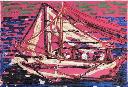 Thanos TSINGOS (1914-1965)
"Barca a vela"
1957
Oli
