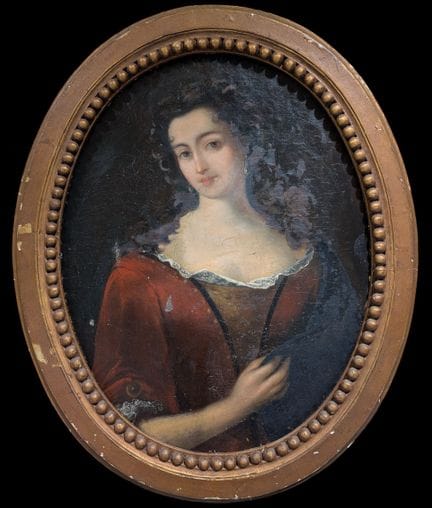 ESCUELA DEL SIGLO XVIII
«Retrato de una dama de la