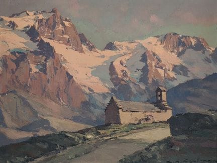 Charles Henry CONTENCIN (1898-1955) 
«Capilla de V