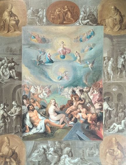 Taller de Frans II FRANCKEN (1581-1642) 
«El Juici