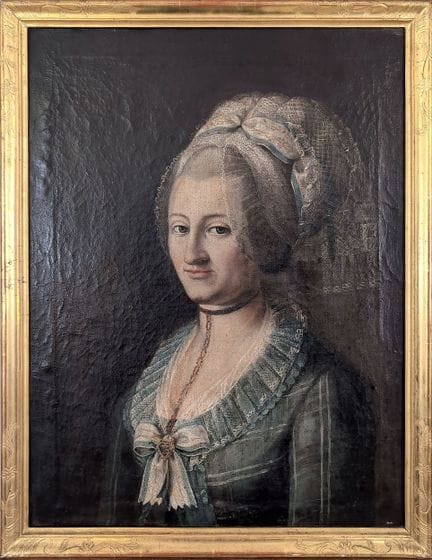 ESCUELA DEL SIGLO XVIII
«Retrato de una mujer de l