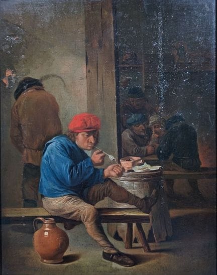 Gefolgt von David TENIERS (1610-1690).
"Der Rauche