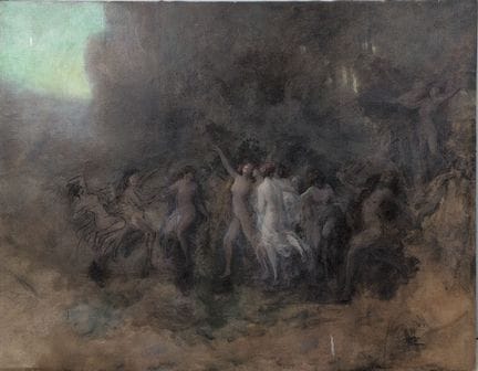 Léon HORNECKER (1864–1924) zugeschrieben 
„Der Tan