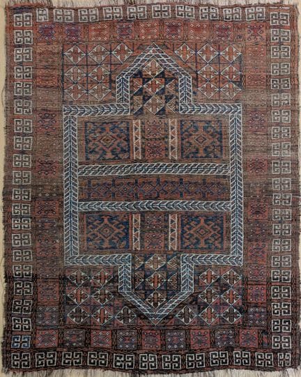 ORIENTALISCHER TEPPICH MIT GEOMETRISCHEM MUSTER
Ha
