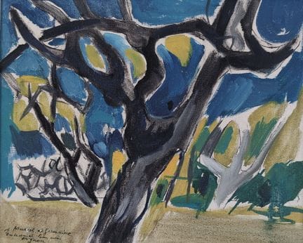 Édouard PIGNON (1905-1993) 
" Baum " 
Öl auf Leinw
