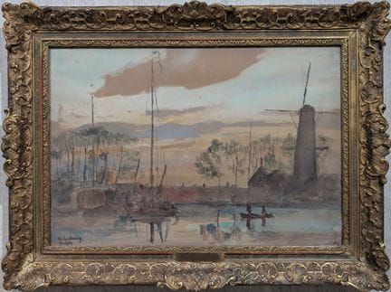 Albert Marie LEBOURG (1849-1928)
"Delft"
Unter Gla