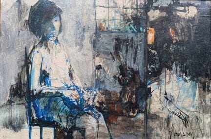 Jean JANSEM (1920-2013)
"Sitzende Frau"
Öl auf Lei