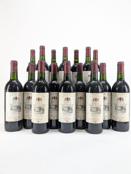 16 bouteilles Baron de Saint Estèphe, Saint-Estèph